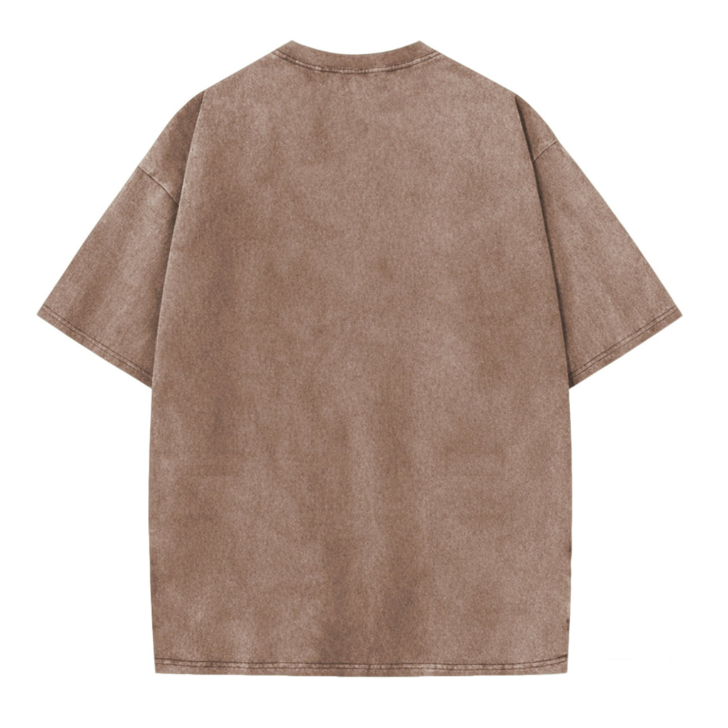 Monday Blues Relatable Frog Acid Washed T-shirt